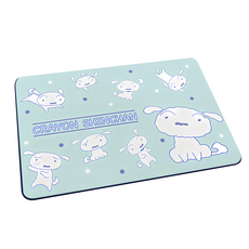 收納王妃 軟式珪藻土地墊 蠟筆小新, 小白派對