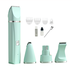 四合一寵物電剪, 1組, 綠色