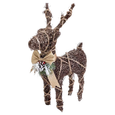 JUST HOME 聖誕派對擺飾, 40 x 9cm, 麋鹿, 1個