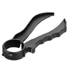 OO 生活輔具 三合一輕巧開瓶器，長度 14.5 公分 寬度 5.7 公分，尼龍 + 玻璃纖維, 黑色, 1個