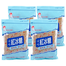 達益食品 淳味 紅冰糖 小包裝 粗 500g, 4包