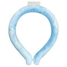 冰涼頸圈 TPU+PCM 凝膠 160g, 水感藍, 1個, 15.5 x 17 x 2.6cm