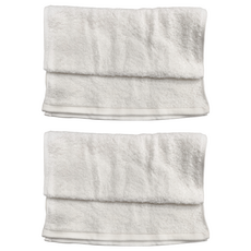 星紅織品 MIT歐風極緻厚感重磅飯店毛巾 100%棉 3入/組 33x73公分, 白色, 2組