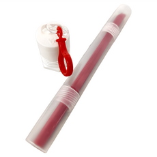 A Plastic Project Lucky Red 袋裝 可重複使用吸管, 1個