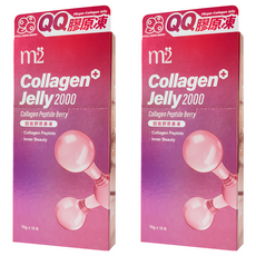 m2 美度 超能QQ果凍 膠原蛋白 莓果口味 10包, 150g, 2盒