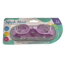 Splash About Guppy 泳鏡, 2-6歲兒童適用, 快拆設計, 舒適貼合, 柔軟密封, 頭圍40-56cm, 丁香紫, 1個
