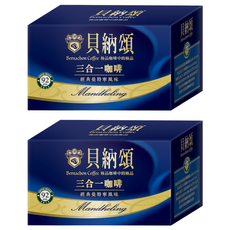 貝納頌 三合一咖啡 經典曼特寧風味, 18g, 25包, 2盒