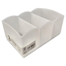 Sanada Seiko 三格收納盒 Set 105 x 170 x 79mm 日本製造, 白色, 1組