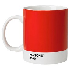 PANTONE 彩通 陶瓷馬克杯 375ml, 1個, 紅色
