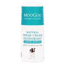 MOOGOO 天然草本體香劑 檸檬香桃木香味 100%不含鋁, 60ml, 1瓶