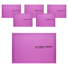 ECO Chungwoon 環保資料簿 無孔 A5, 紫色, 6本
