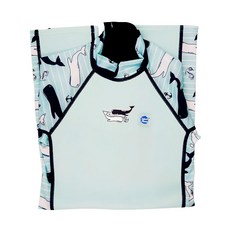 Splash About 兒童抗UV防寒連身泳裝, 4~6歲, 海洋鯨魚