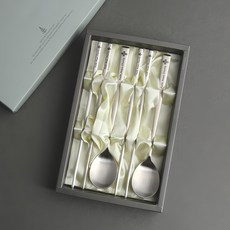 Inspoon 信望愛3 雙人湯筷組, 1組, 湯匙 2入+筷子 2雙, 信仰希望愛情3