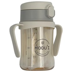MODU'I BLUEMAMA 幼兒彈蓋PPSU防漏學習杯 200ml/260ml, 搪瓷白, 1個