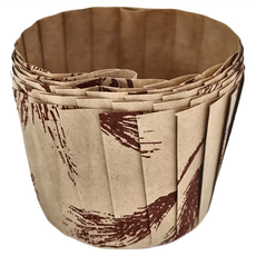 KAI 貝印 House 瑪芬杯蛋糕紙模 Set (S) 5入 模具：牛皮紙（耐熱溫度200度）, 牛皮色, 1組