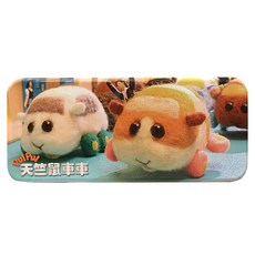 PUI PUI天竺鼠車車 雙層鐵筆盒，19.5x7.5x2.5公分, 款式隨機, 1個