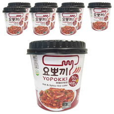 YOPOKKI 辣炒年糕杯，香辣夠味, 120g, 8個