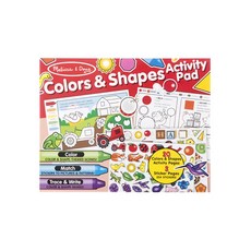 Melissa&Doug 瑪莉莎 貼紙簿 大型 學習顏色和形狀, Melissa & Doug
