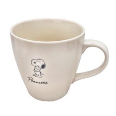 CRUX Sanrio Snoopy 陶瓷馬克杯 250ml 9.2 x 9.2 x 9cm, 白色, 1個