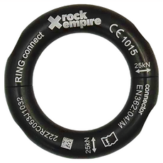 Rock Empire Ring Connect O環連接器, 25kN 強度, 1.3cm, 黑色