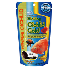 Hikari 高夠力 慈鯛色揚飼料 沉水性 Mini, 342g, 色揚增豔, 1包