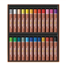 SIMBALION 雄獅 重彩油畫棒 ITEM: HDOP24, 24色, 1盒