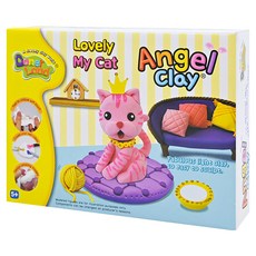 Donerland 天使黏土 可愛小貓咪 - 新型無毒黏土, 1盒
