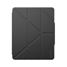 JTLEGEND Ness Pro 相機快取多角度折疊防潑水布紋 含筆槽及磁扣 保護殼, 黑色, 1個