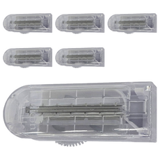 Fullicon 護立康 多顆切藥器, PS塑料材質, TPR熱塑性塑膠, 不鏽鋼刀片, 尺寸10.8 x 3.5 x 3.7cm, 6個