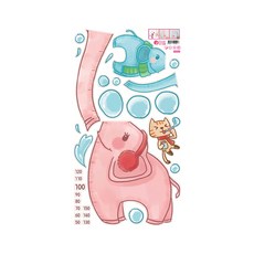 itaste 小品味 身高貼 適用於6歲以上幼兒 可重複黏貼, 親子象