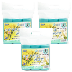 美袋子 香氛清潔袋 除臭 抗菌 飄香, 3組