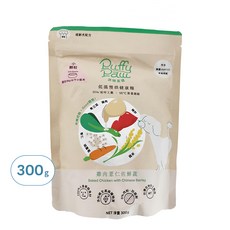 Puffy Paw 派特芙德 成齡犬 低溫慢烘健康糧 小顆粒 ,雞肉薏仁佐鮮蔬,300g,1包
