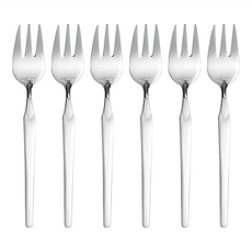 OSAMA 王樣 法式水果叉6件組 甜點叉, 顏色隨機, 1組