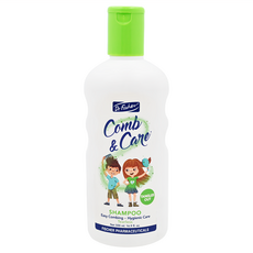 Dr.Fischer 費雪博士 Comb & Care 兒童護理型洗髮乳, 無淚配方 成分溫和 添加洋甘菊 迷迭香油, 500ml, 1瓶