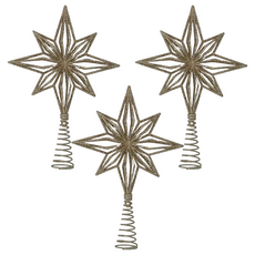 亮蔥八角樹頂星, GTX-6224, 8吋, 3個