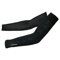 atlas 亞特力士 壓光迷彩冷黑涼感抗UV袖套 AA-566 S 號 男女通用運動袖套 防曬透氣, 黑色, 1雙