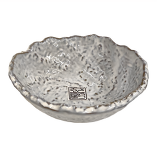 5吋深缽 日本製, 吹雪粉引, 1個