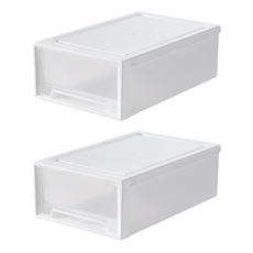 STYLE 格調 可疊加多功能衣物抽屜整理收納箱 抽屜2號 9L, WPP-002, 2個