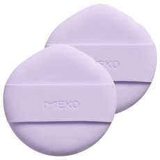 MEKO 輕透亮 Rubycell 雙面氣墊粉撲 水滴形, 單一顏色, 2個