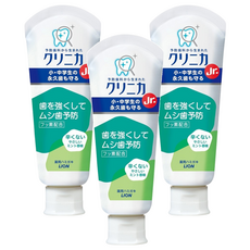 LION 獅王 固齒佳 酵素兒童牙膏, 日本原裝進口 增量氟素 CPC配方 預防蛀牙 牙齦問題, 60g, 3條