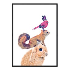 小動物金字塔 木色