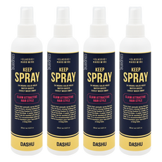 DASHU 男士經典硬派定型噴霧，24小時強力定型，水基底易清洗, 250ml, 4瓶