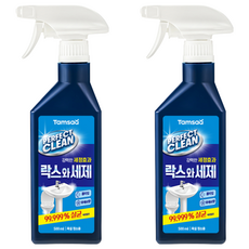 Tamsaa 浴廁漂白清潔劑 500ml, 99.999% 殺菌, 2瓶