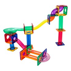 PicassoTILES 畢卡索磁力片積木 益智球球軌道 50片 PTG50, 1組