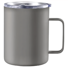 川本之家 304森之呼吸野營杯 420ml 不鏽鋼內膽 真空斷熱, 月石灰, 1個