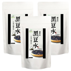 AWAStea 阿華師 纖烘焙黑豆水, 三角立體茶包，可冷泡/熱泡, 15g, 12入, 3袋