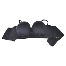 公主日記 蝴蝶結浮雕內衣 黑色 L