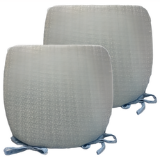 J&N 寧夏涼感餐椅墊 2入, 藍色