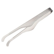 TEMPEST 純鈦夾 彎夾款 16.5cm 烤肉夾 食物夾 料理夾 露營烤肉工具, 1支, 鈦本色
