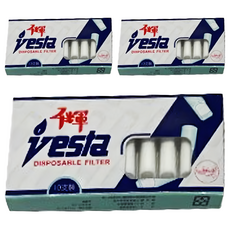 千輝 vesta 香菸濾嘴 長, 3盒